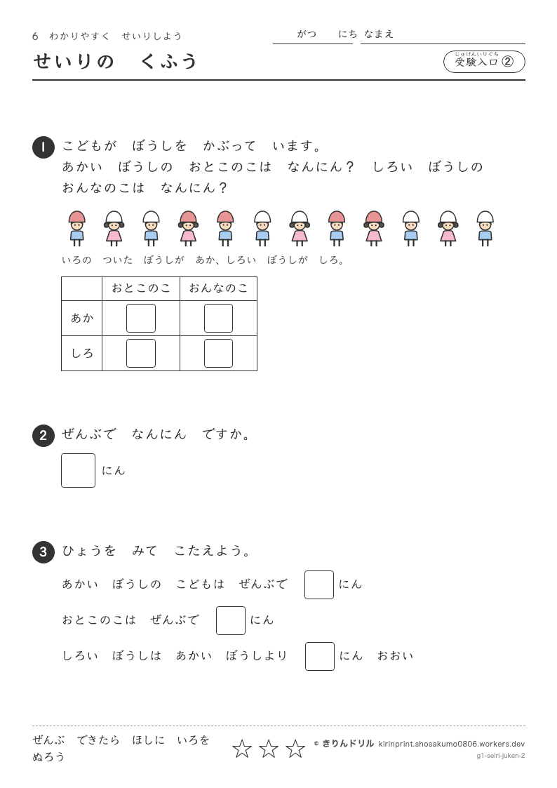 わかりやすくせいりしよう 受験入口② せいりのくふうのプレビュー